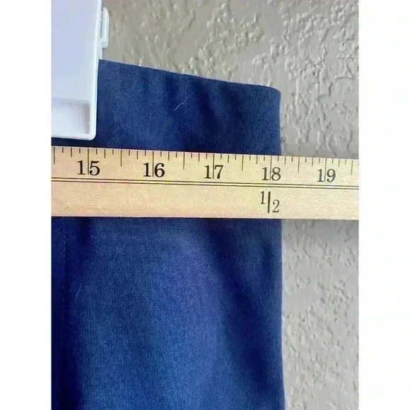 Ann Taylor The Seamed Short A-Line Skirt Navy Blue Size 16 - Picture 10 of 10
